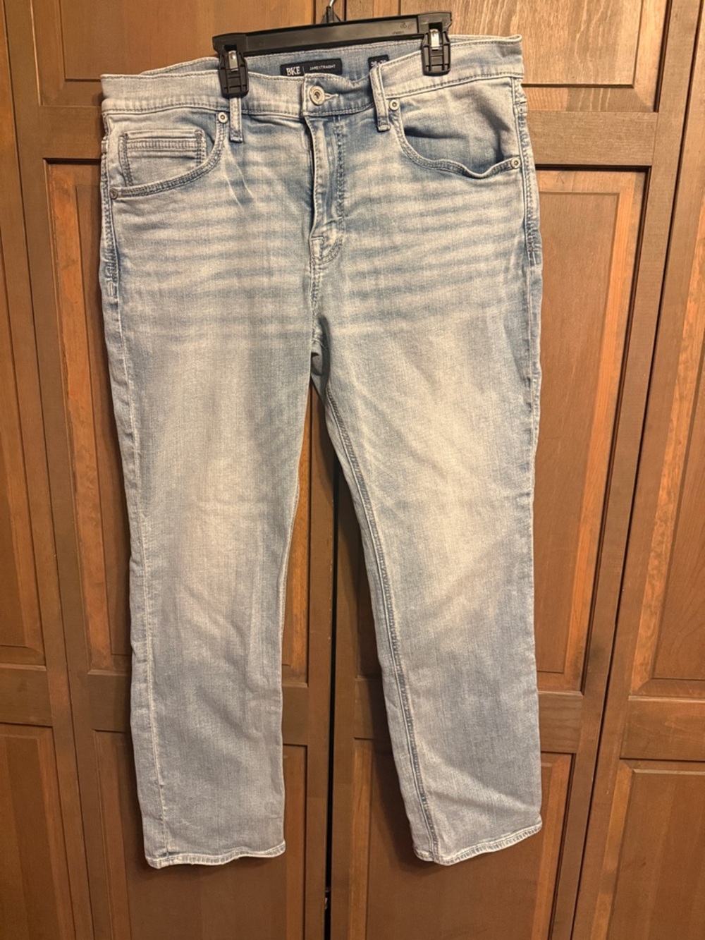 BKE Jake Straight - Light Blue Straight Leg Men’s Jeans